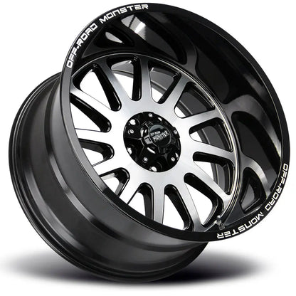 M17 Gloss Black Machined Off Road Monster