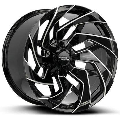 M24 Gloss Black Milled Off Road Monster