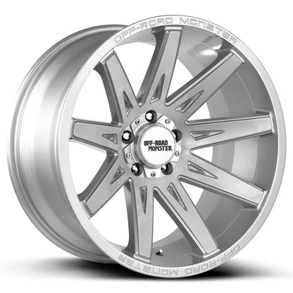 M25 Brushed Face Silver Off Road Monster