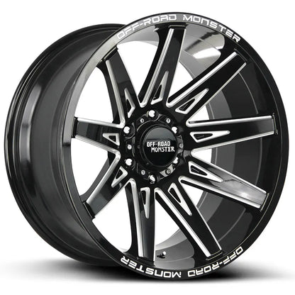 M25 Gloss Black Milled Off Road Monster