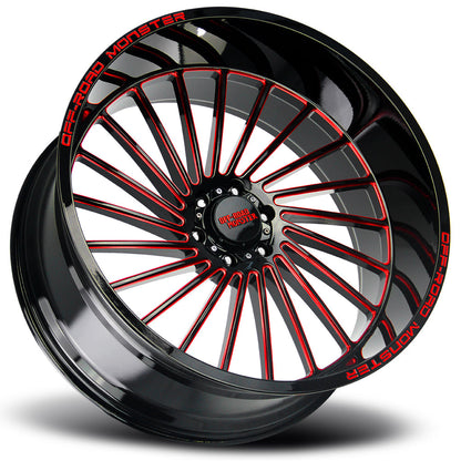 M27 Gloss Black Candy Red Milled