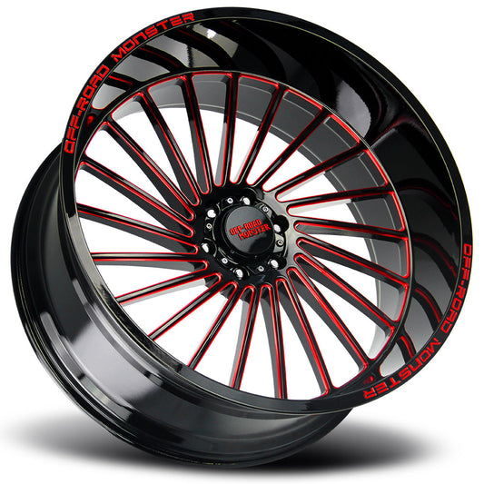 M27 Gloss Black Candy Red Milled