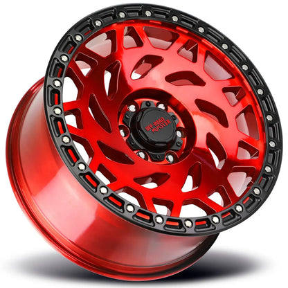 M50 Candy Red Black Ring Off Road Monster