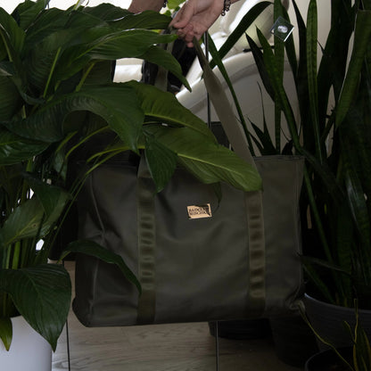 Uncomplicated Nylon Weekender Tote Bag