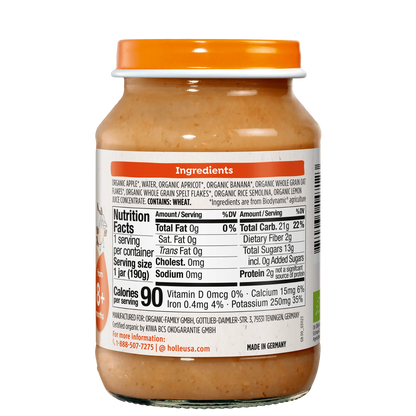 Holle Organic Baby Food Jar - Mixed Fruit with Muesli - 6 Jars Holle USA
