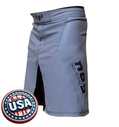 Phantom 4.0 Fight Shorts - Classic Gray - MADE IN USA NoGi Industries