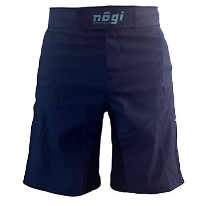 Phantom 4.0 Fight Shorts - Midnight Navy & Teal - MADE IN USA - Get it from Bo