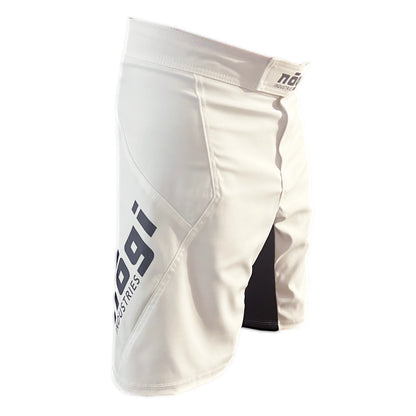 Phantom 4.0 Fight Shorts - Arctic White & Gray - MADE IN USA - Get it from Bo