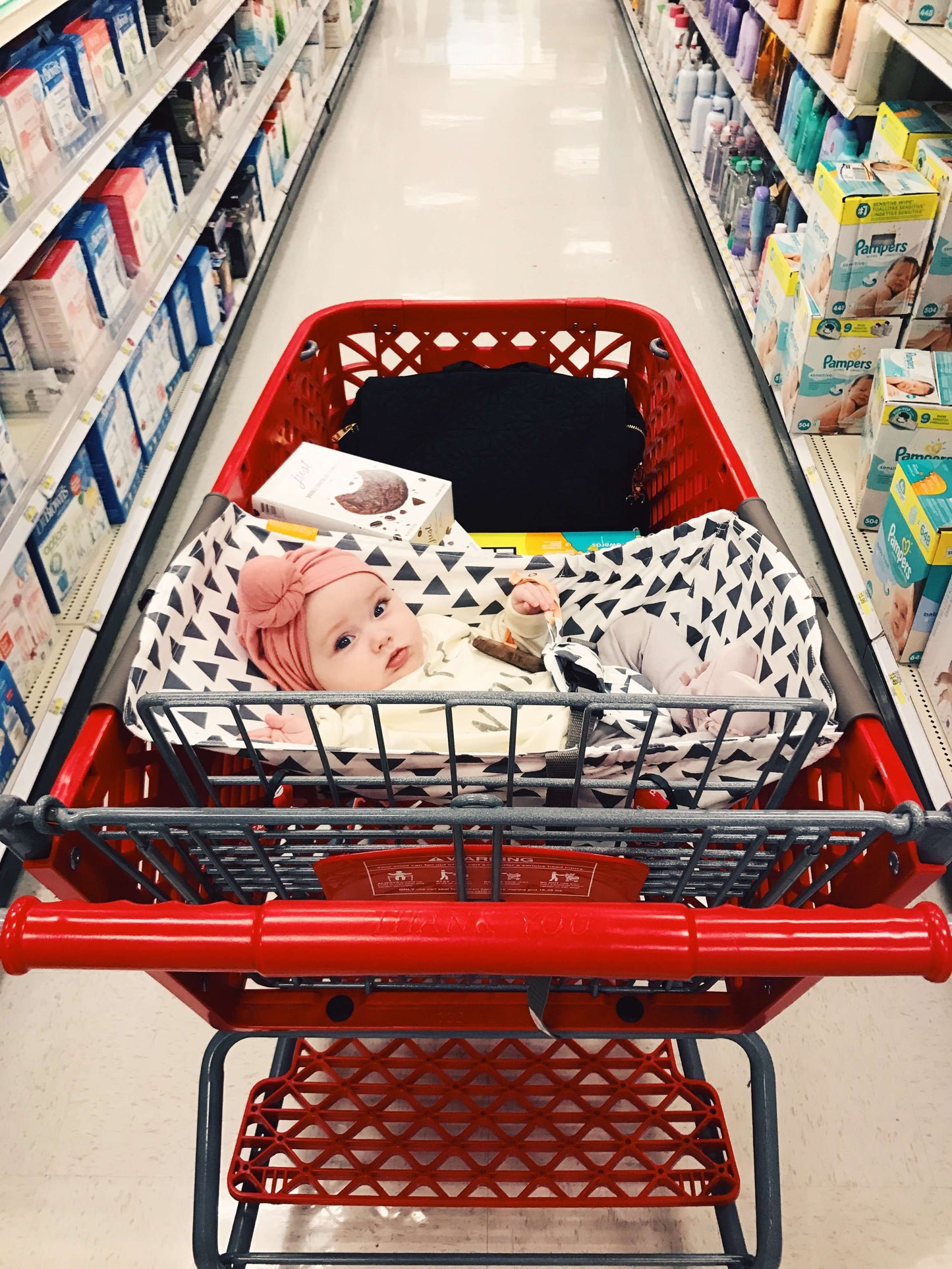 Baby Shopping Cart Hammock | Triangles - Get it from Bo