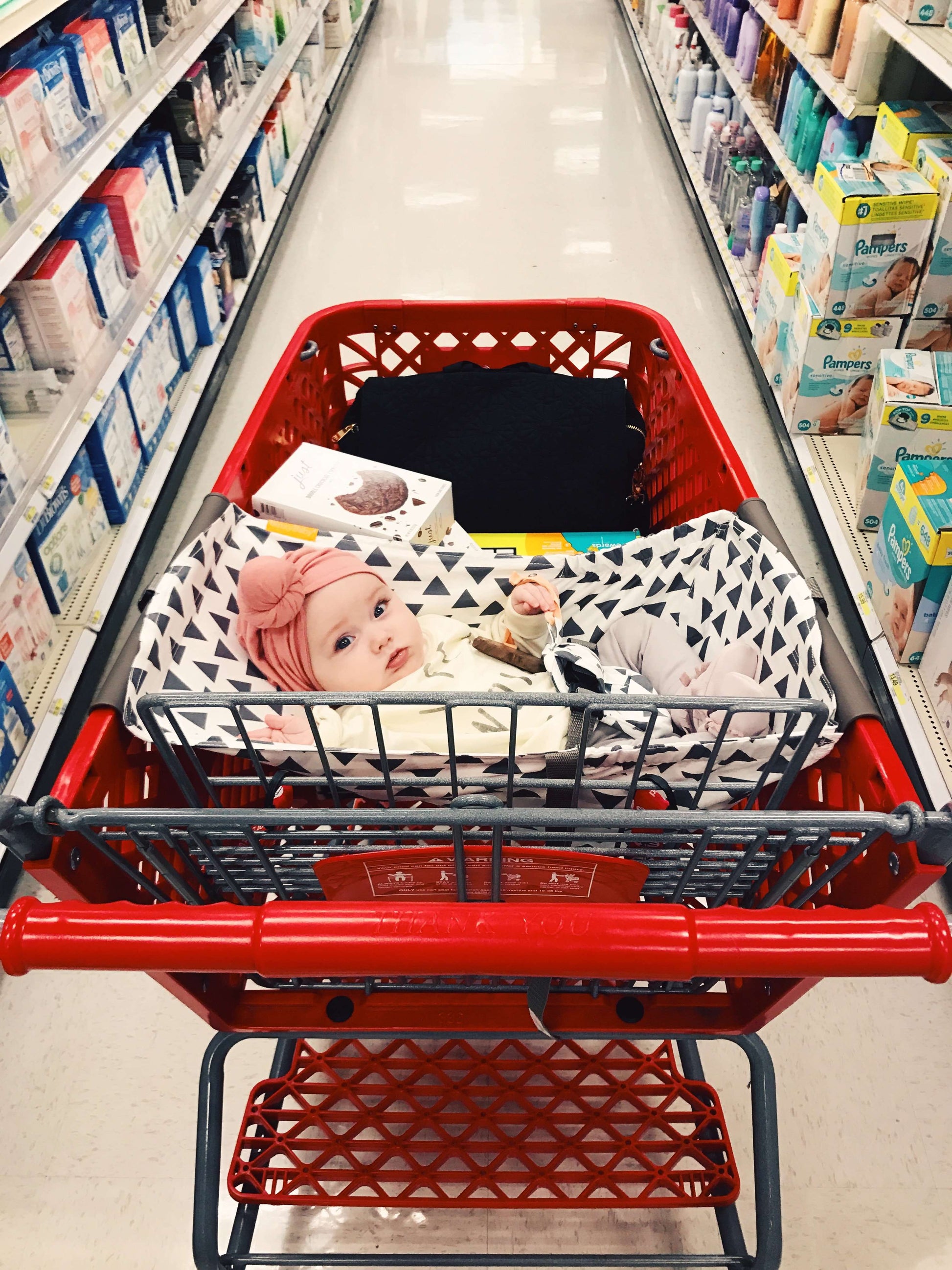 Baby Shopping Cart Hammock | Triangles - Get it from Bo