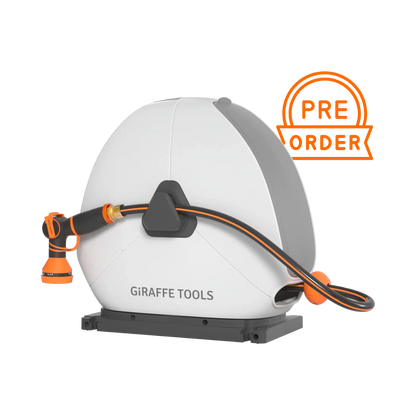 Ground-Mounted Retractable Hose Reel 82ft-130ft