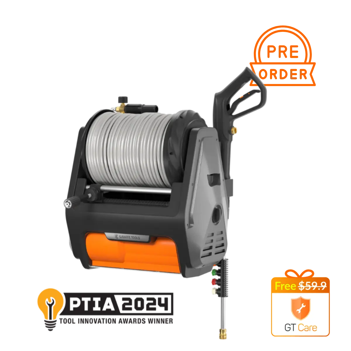 Grandfalls Retractable Pressure Washer Pro