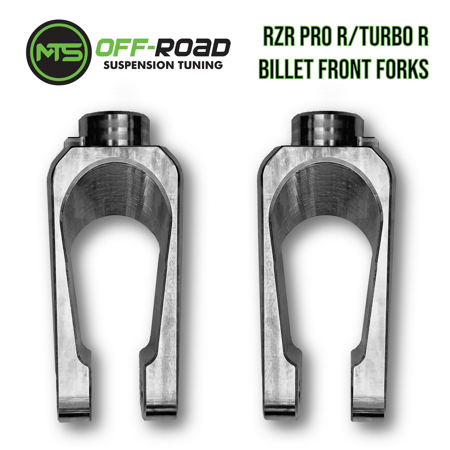 Polaris RZR Pro R/Turbo R/Pro S Billet Front Shock Forks - Set of 2 MTS Off-Road