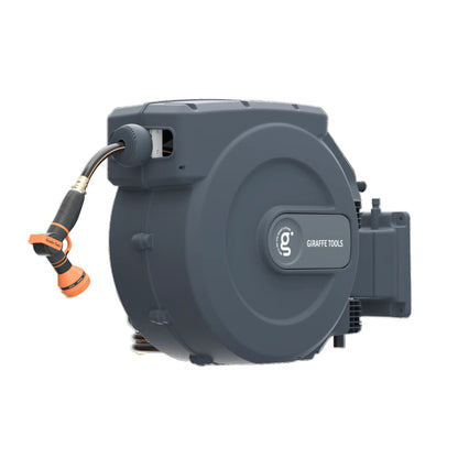 Retractable Garden Hose Reel-5/8 in-115ft Giraffe Tools US