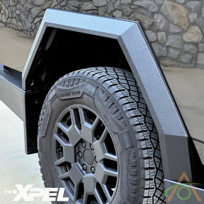 Xpel Armor Fender Flares (Wheel Arches) for Cybertruck Abstract Ocean