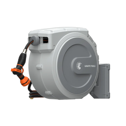 Retractable Garden Hose Reel-1/2in-130ft Giraffe Tools US