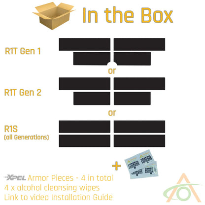 Xpel Armor Door Sill Protection for Rivian R1T or R1S Abstract Ocean