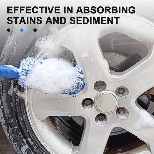 SEAMETAL Car Cleaning Brush Car Wash Portable Plush Wheel Tire Rim AliExpress