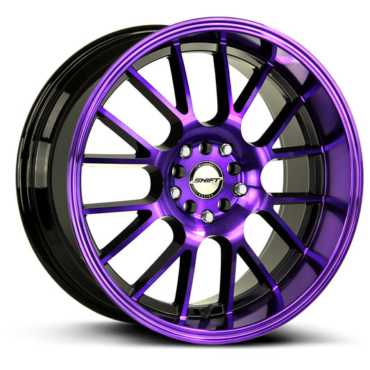Crank Gloss Black Purple Machined
