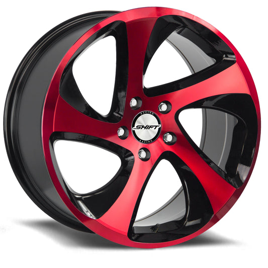 Strut Gloss Black Candy Red Face