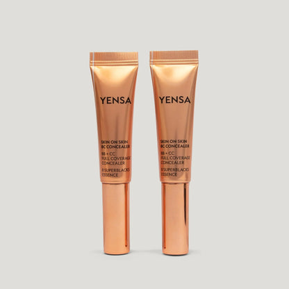 Skin On Skin BB + CC Full Coverage Hyaluronic Serum Concealer YENSA