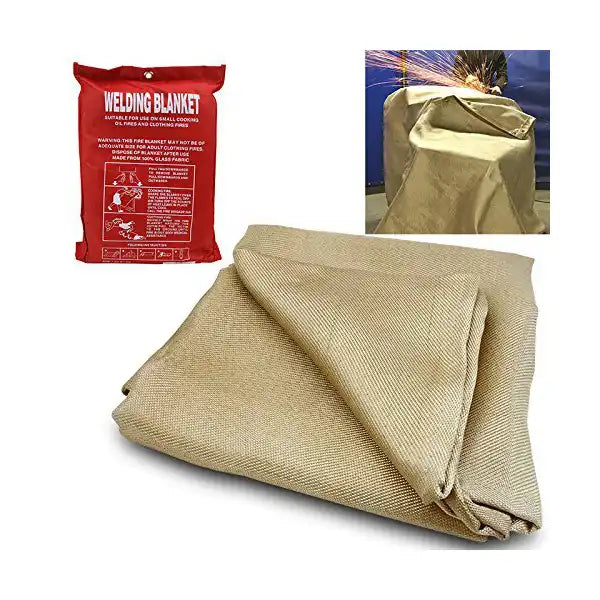 Welding Blanket Flame Resistant Thermal Protection Fiberglass 4 x 6 Ft