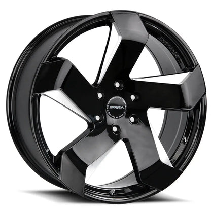 Coltello Gloss Black Milled Strada