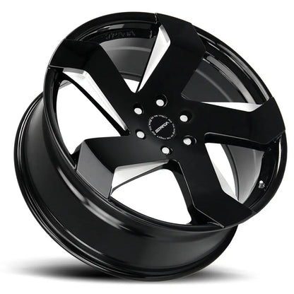 Coltello Gloss Black Milled Strada