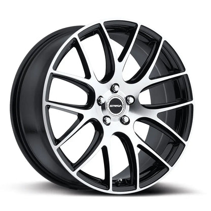 Fuso Gloss Black Machined Strada