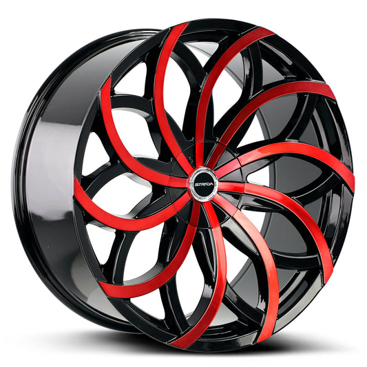Huracan Gloss Black Candy Red Machine