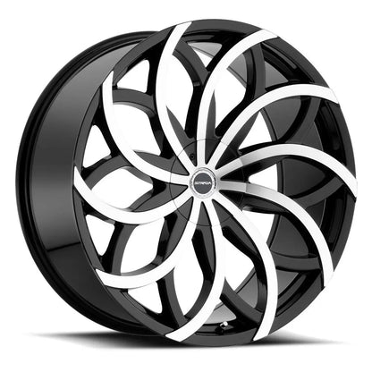 Huracan Gloss Black Machined Strada