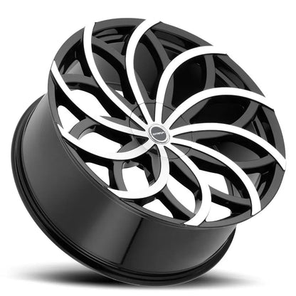 Huracan Gloss Black Machined Strada