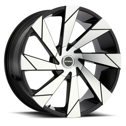 Moto Gloss Black Machined Strada