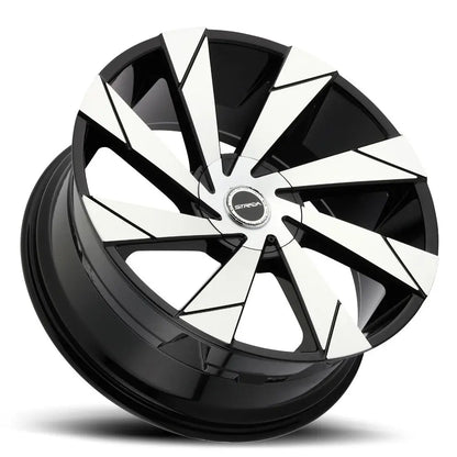 Moto Gloss Black Machined Strada