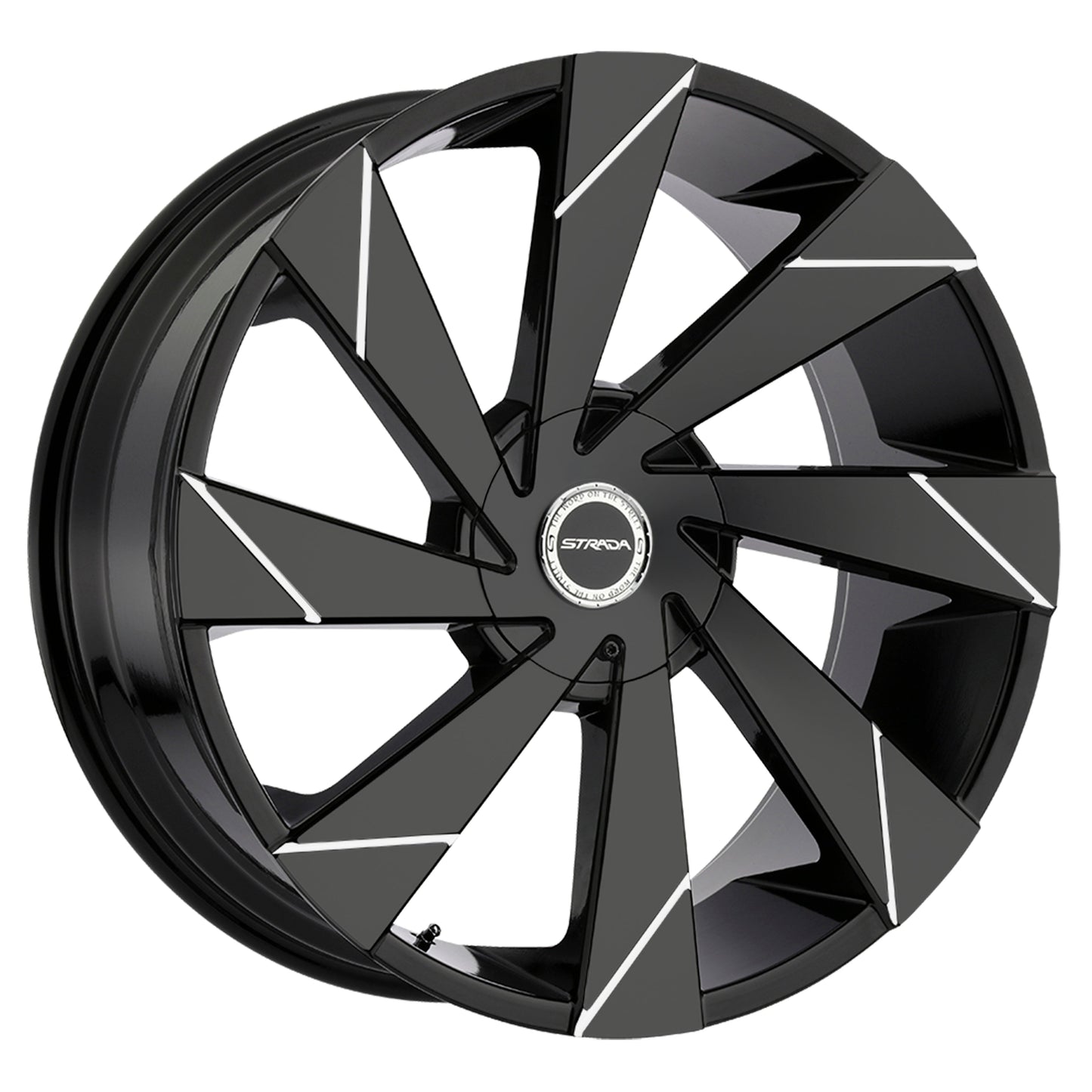 Moto Gloss Black Milled Line