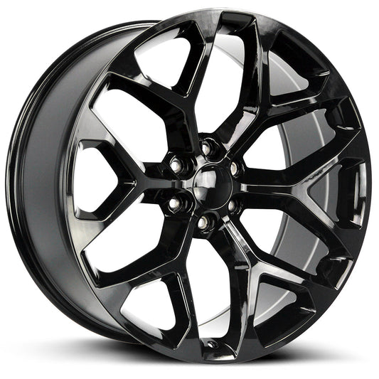 Snowflake All Gloss Black