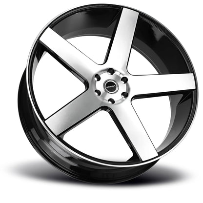 Perfetto Gloss Black Machined Strada