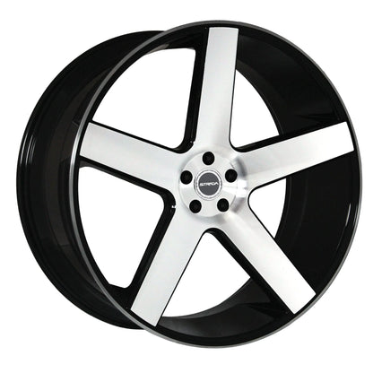 Perfetto Gloss Black Machined Strada