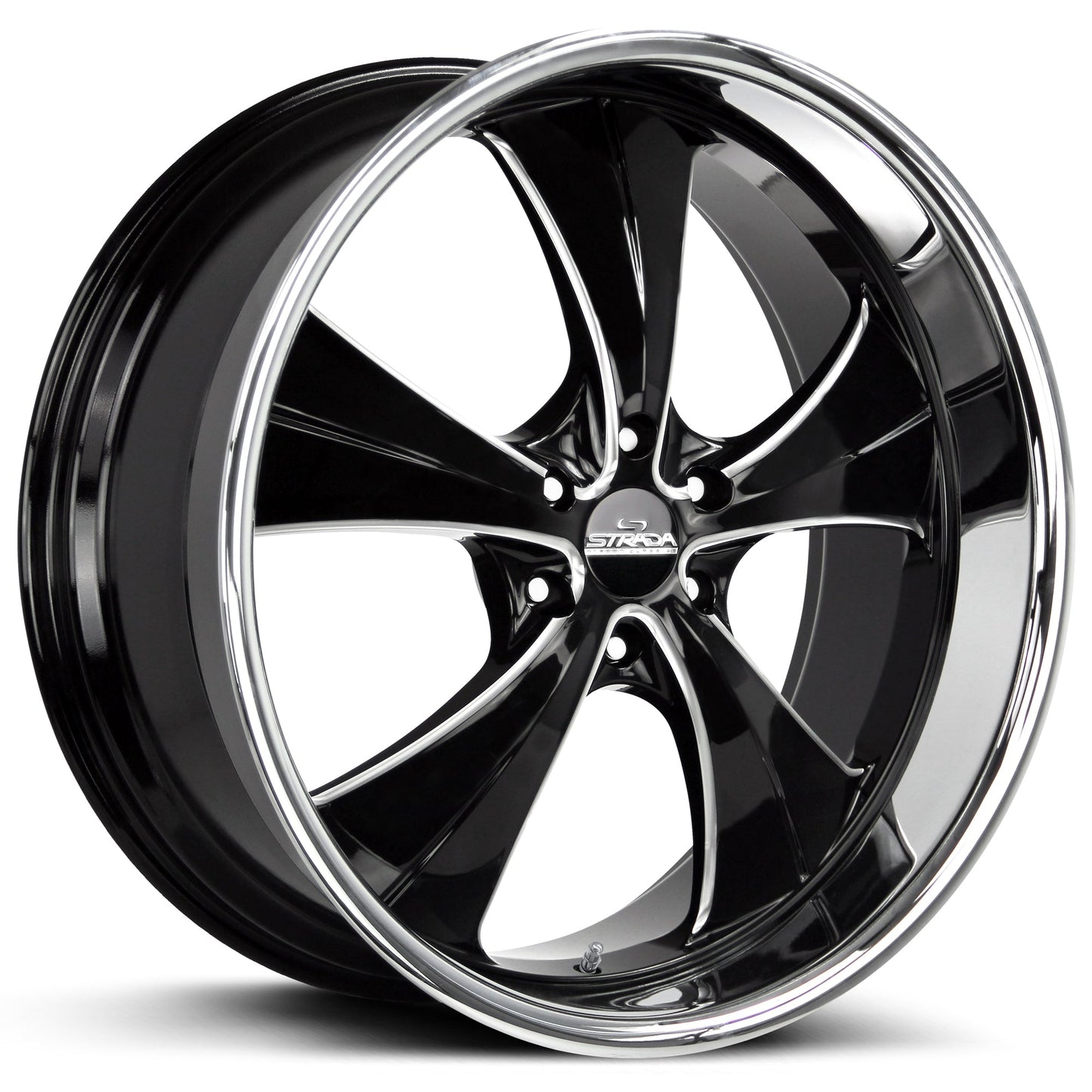 Old Skool Gloss Black Milled Stainless Steel Lip
