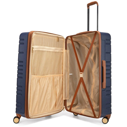 Brickell 3 Piece Expandable Retro Luggage Set Travellty