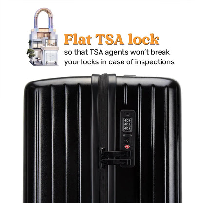 Ocean Polycarbonate Carry-On Suitcase Travellty