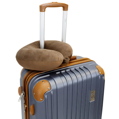 Plush Microbeads Travel Neck Pillow