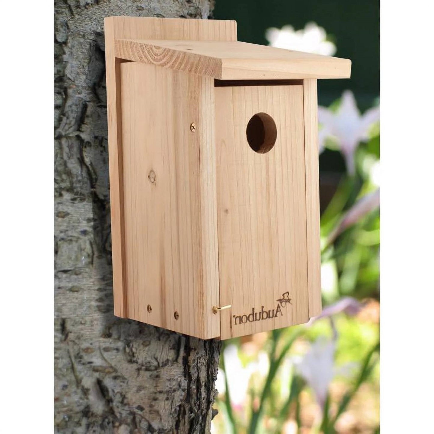 Classic Cedar Wood Bluebird Bird House FastFurnishings