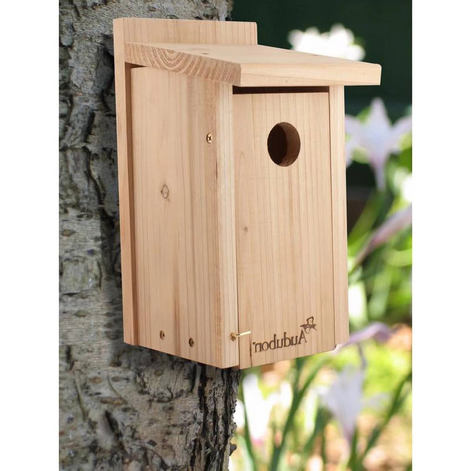 Classic Cedar Wood Bluebird Bird House FastFurnishings