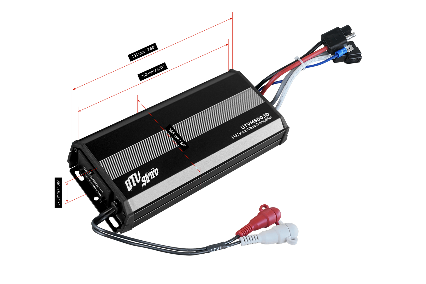 M-Series 500W Mono Amplifier | UTVM-500.1D Dunes 2 Dezert SXS