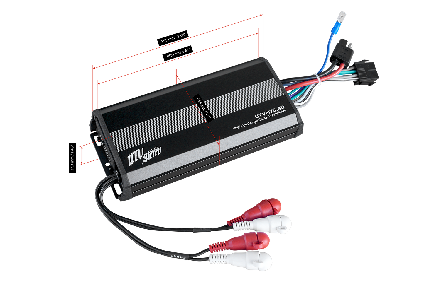 M-Series 600W 4-Channel Amplifier | UTVM-75.4D Dunes 2 Dezert SXS
