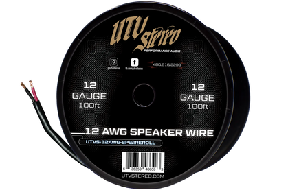 12 AWG Speaker Wire Roll - 100ft | UTVS-12AWG-SPWIRE-ROLL Dunes 2 Dezert SXS