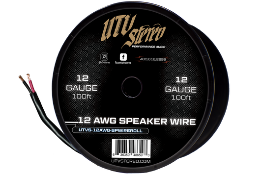 12 AWG Speaker Wire Roll - 100ft | UTVS-12AWG-SPWIRE-ROLL Dunes 2 Dezert SXS