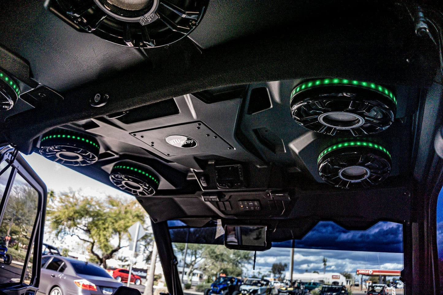 8" RGB LED Speaker Rings (Pair) | UTVS-8LSR Dunes 2 Dezert SXS