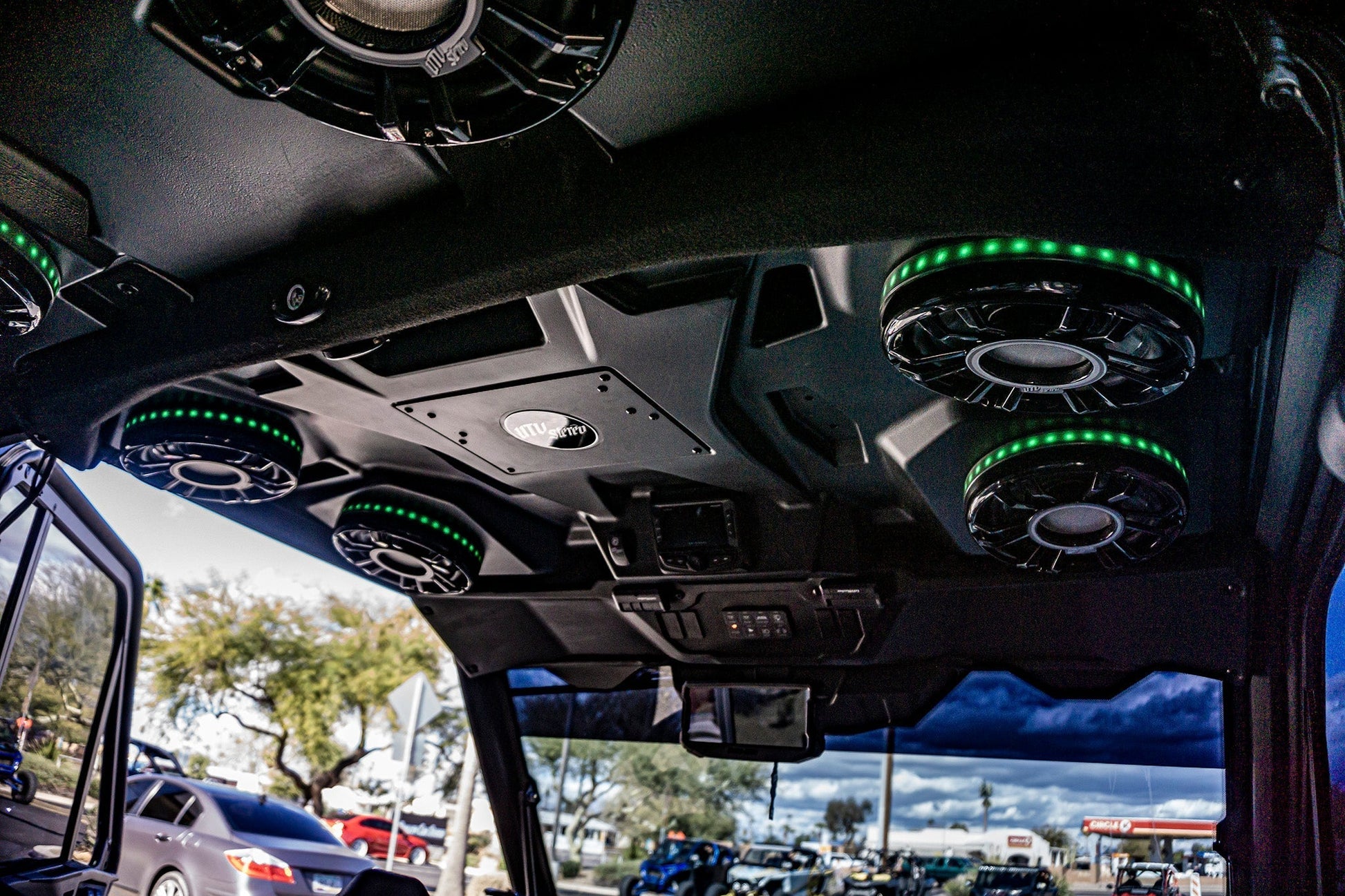 8" RGB LED Speaker Rings (Pair) | UTVS-8LSR Dunes 2 Dezert SXS